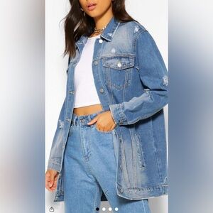 denim oversized jacket